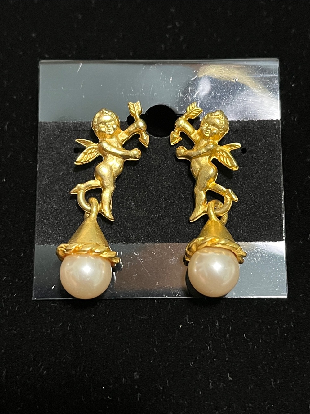 Jim Shore (JS) Cherub Earrings